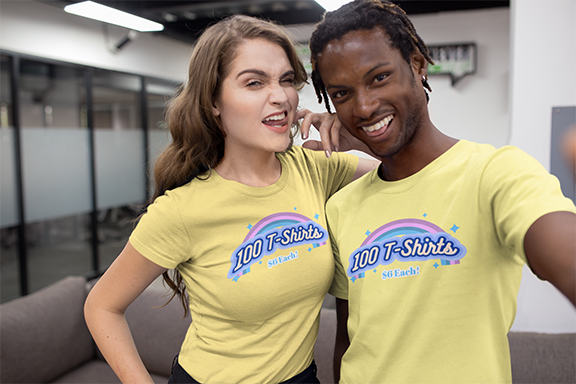 selfie-of-interracial-friends-having-fun-at-the-office-wearing-t-shirts-mockup-a20532_copy